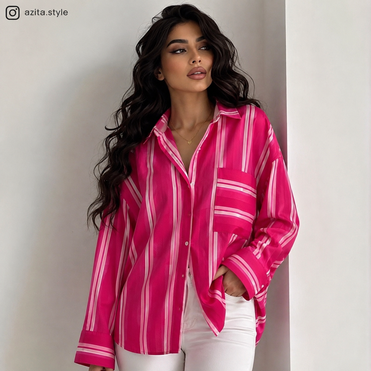 شومیز راه راه 🎀