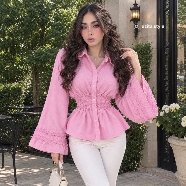 شومیز کمر کش عروسکی🎀