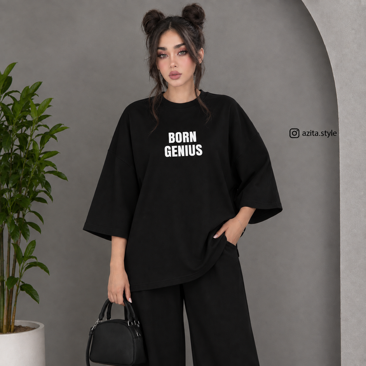 تیشرت باکسی مدل born🎀
