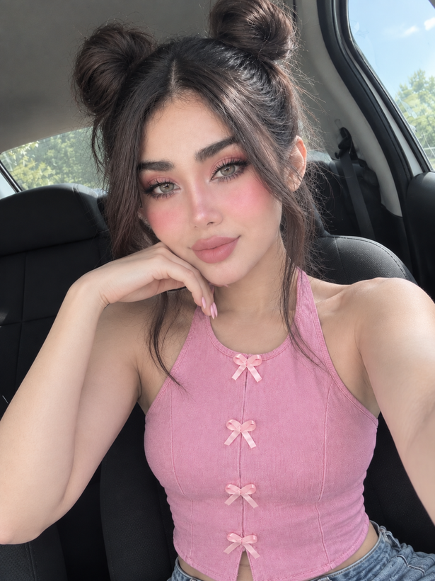 کراپ گردنی مدل پاپیون🎀