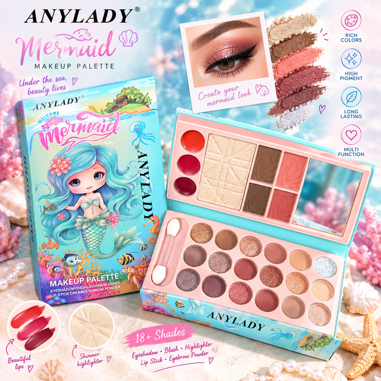 پالت آرایشی مسافرتی ANyLady Mermaid